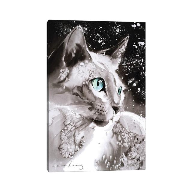 Cool Cat by Soo Beng Lim - Wrapped Canvas Art Prints ClassicLiving on Productcaster.