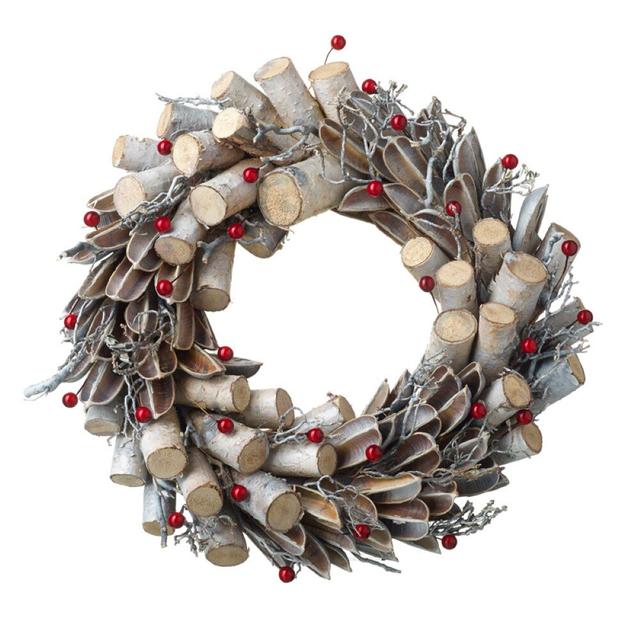 30cm Branch and Berry Wreath The Seasonal Aisle on Productcaster.