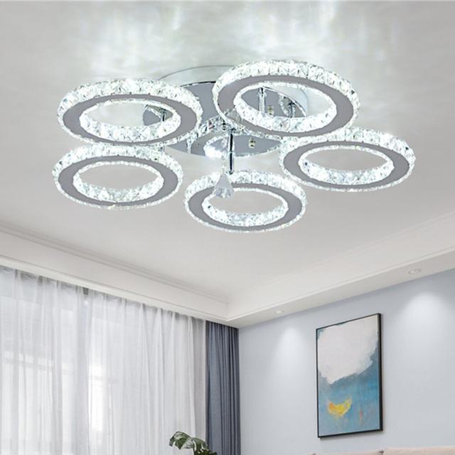 Robbie 5-Light 53cm LED Integrated Semi Flush Mount Fairmont Park Colour Temperature: Cool White on Productcaster.