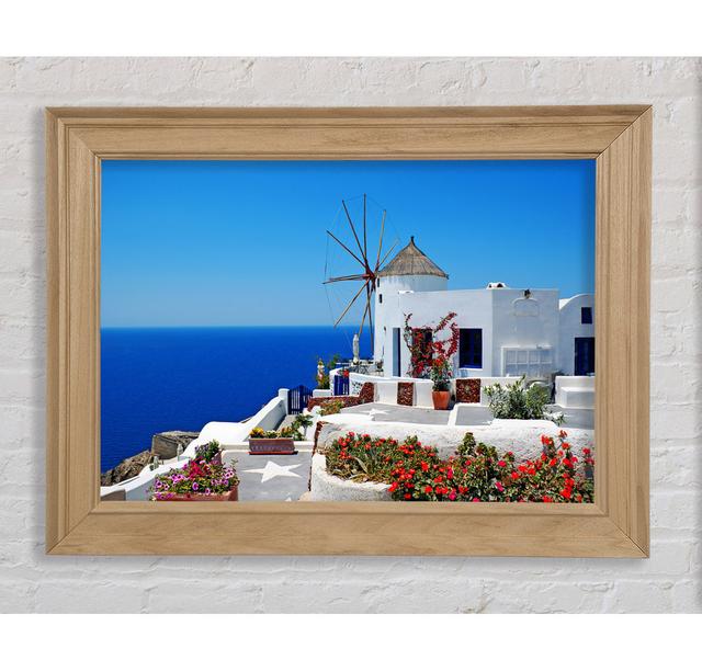 The Magic Of Santorini - Single Picture Frame Art Prints Bright Star Size: 29.7cm H x 42cm W x 8cm D on Productcaster.