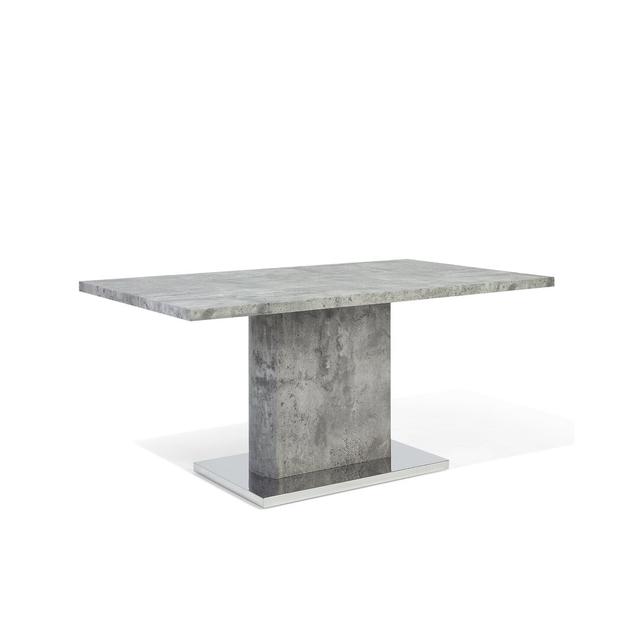 Wiesner Dining Table Brayden Studio Colour: Concrete on Productcaster.