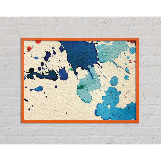 Cartie Splash of Blue - Single Picture Frame Art Prints Ivy Bronx Size: 59.7cm H x 84.1cm W x 2cm D on Productcaster.