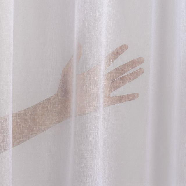 Sheer Curtain Lilijan Home & Curtain Curtain Colour: Cream, Panel Size: 140 W x 425 D cm on Productcaster.