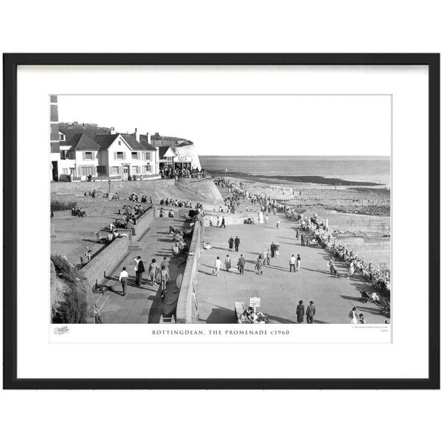 'Rottingdean, the Promenade C1960' by Francis Frith - Picture Frame Photograph Print on Paper The Francis Frith Collection Size: 40cm H x 50cm W x 2.3 on Productcaster.