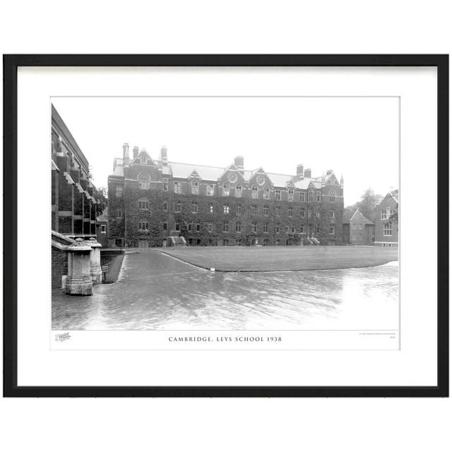 Cambridge, Leys School 1938 by Francis Frith - Single Picture Frame Print The Francis Frith Collection Size: 45cm H x 60cm W x 2.3cm D on Productcaster.