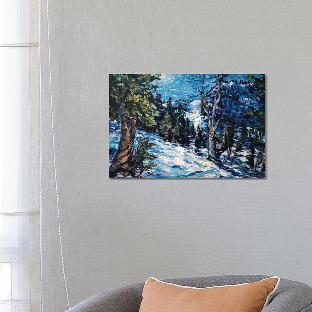 Mammoth Mountain by Jeff Johnson - Wrapped Canvas Painting Alpen Home Size: 45.72cm H x 66.04cm W x 3.81cm D on Productcaster.