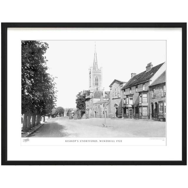 'Bishop's Stortford, Windhill 1922' by Francis Frith - Picture Frame Photograph Print on Paper The Francis Frith Collection Size: 40cm H x 50cm W x 2. on Productcaster.