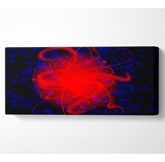 Heart Of The Matter Red Panoramic Canvas Ivy Bronx Size: 40.6cm H x 101.6cm W on Productcaster.