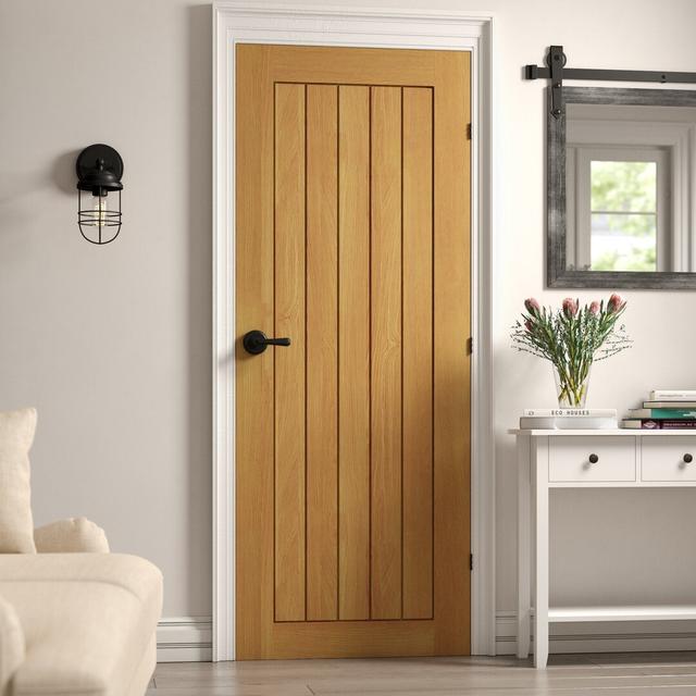 Montello Oak Fire Door Prefinished August Grove Door Size: 198.1 cm H x 82.6cm W x 4.4cm D on Productcaster.