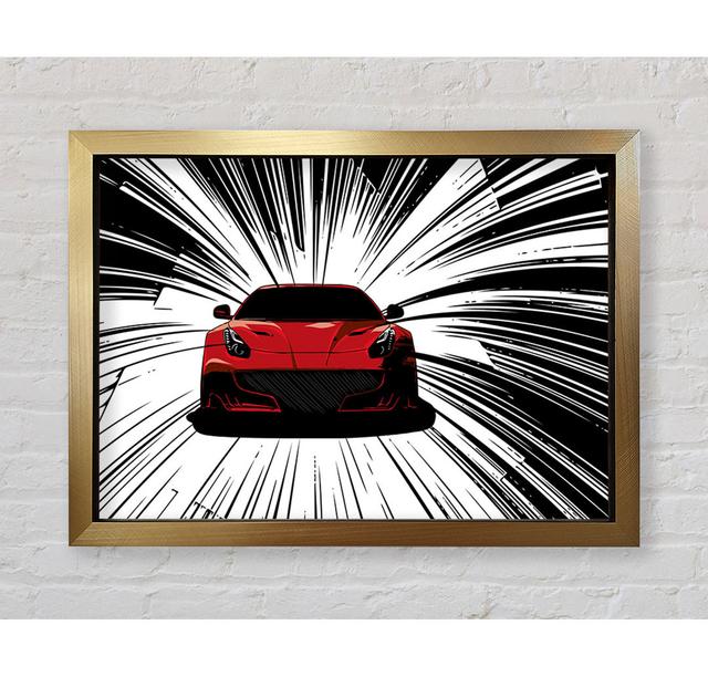 Speed War - Single Picture Frame Art Prints Bright Star Size: 100cm H x 141.4cm W x 3.4cm D on Productcaster.