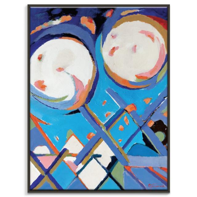 Hugs and Kisses' Painting on Canvas East Urban Home Frame Options: Timber, Size: 51cm H x 41cm W on Productcaster.