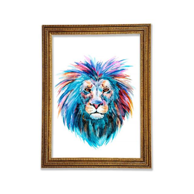 Lion Main - Single Picture Frame Art Prints Rosalind Wheeler Size: 42cm H x 29.7cm W on Productcaster.