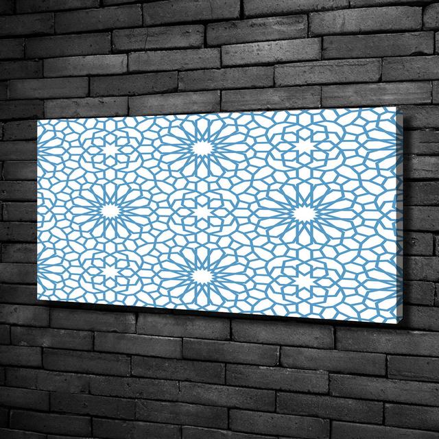 Oriental Pattern - Print Rosalind Wheeler Format: Canvas, Size: 50cm H x 100cm W x 2cm D on Productcaster.