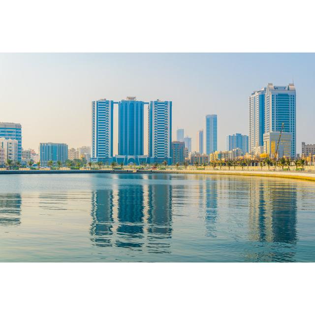 Skyline Of Ajman - Print 17 Stories Size: 20cm H x 30cm W x 1.8cm D on Productcaster.