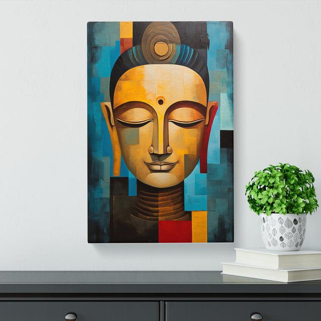 Buddha Cubism No.2 - Print Latitude Vive Size: 60cm H x 40cm W x 3cm D on Productcaster.