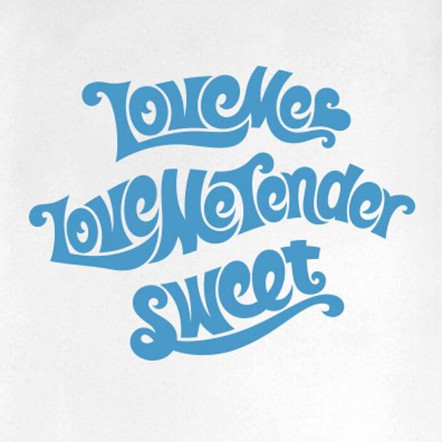 Love Me Love Me Tender Sweet Door Room Wall Sticker Maturi Colour: Blue on Productcaster.