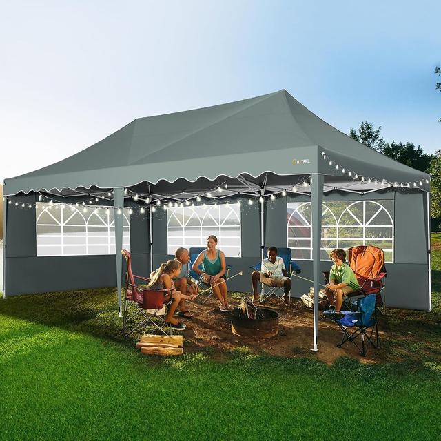 Broche 3m x 6m Metal Party Tent Dakota Fields Roof Colour: Grey on Productcaster.