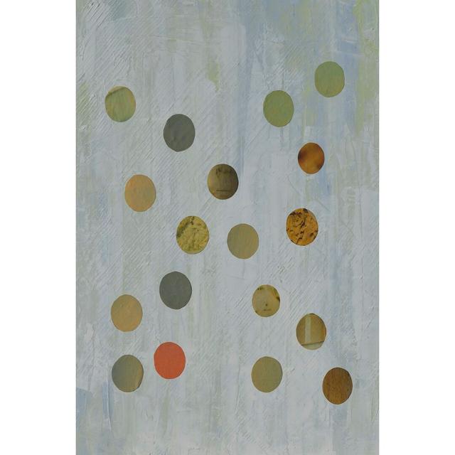 Circles Too II - Wrapped Canvas Painting Ivy Bronx Size: 46cm H x 30cm W on Productcaster.