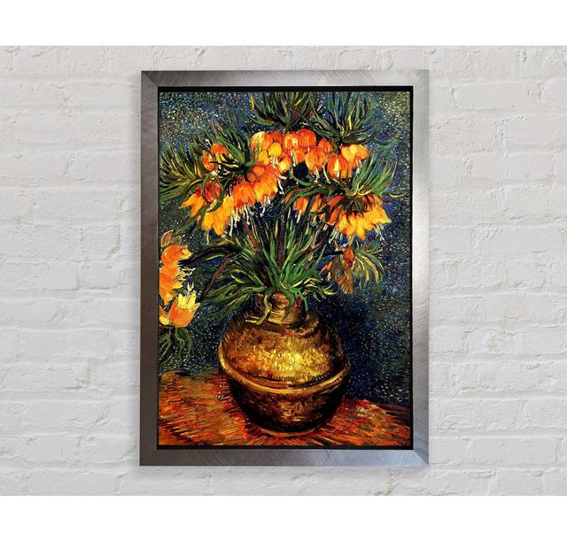 Van Gogh Fritillaries In A Copper Vase - Single Picture Frame Art Prints Bright Star Size: 141.4cm H x 100cm W on Productcaster.