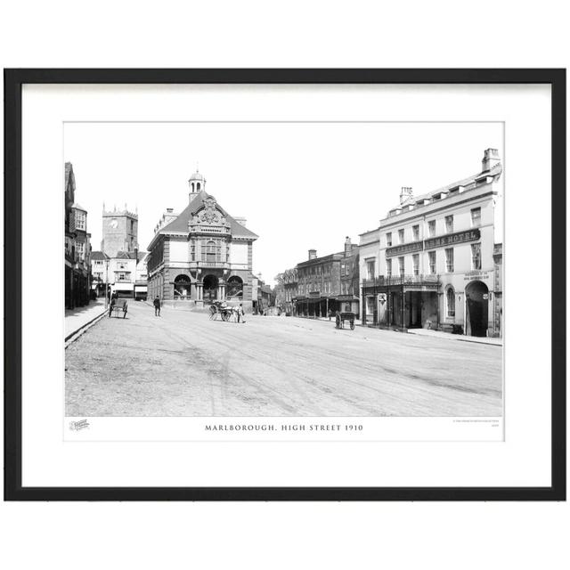 Marlborough, High Street 1910 - Single Picture Frame Print The Francis Frith Collection Size: 60cm H x 80cm W x 2.3cm D on Productcaster.