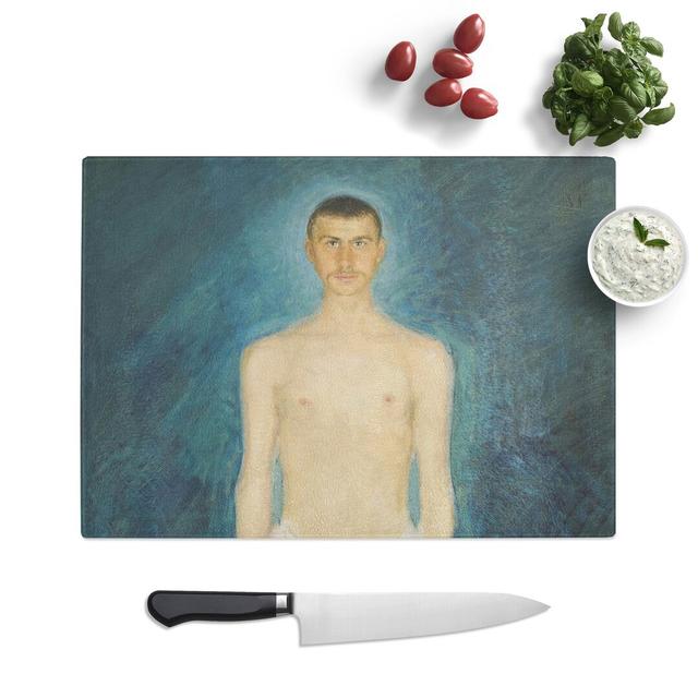 Self-Portrait Vol.3 by Richard Gerstl Chopping Board East Urban Home Size: 0.4cm H x 20cm W x 28.5cm L on Productcaster.