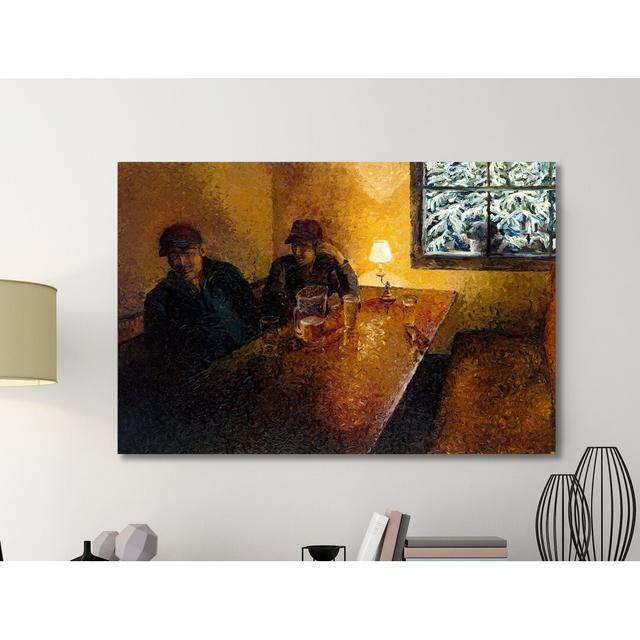 'The Snorting Elk Pub' by Iris Scott Acrylic Painting Print on Wrapped Canvas East Urban Home Size: 101.6cm H x 152.4cm W on Productcaster.