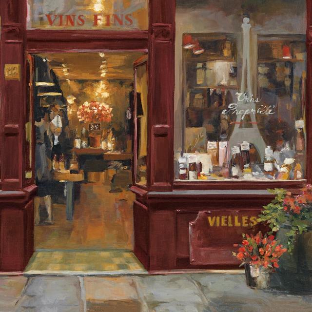 Parisian Shoppe II by Marilyn Hageman - Wrapped Canvas Photograph Marlow Home Co. Size: 51cm H x 51cm W on Productcaster.