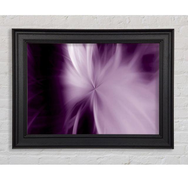 Celestial Core Purple Framed Print Ivy Bronx Size: 42cm H x 59.7cm W x 8cm D, Format: Black Framed Paper on Productcaster.