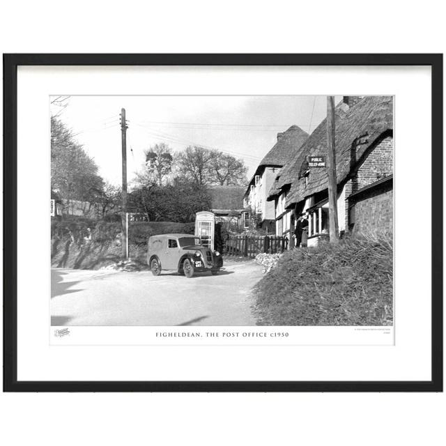 'Figheldean, the Post Office C1950' - Picture Frame Photograph Print on Paper The Francis Frith Collection Size: 28cm H x 36cm W x 2.3cm D on Productcaster.