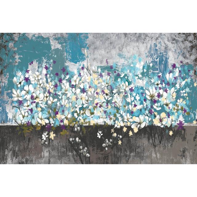 Lotsa Itsy Flowers - Wrapped Canvas Painting ClassicLiving Size: 81cm H x 122cm W x 3.8cm D on Productcaster.