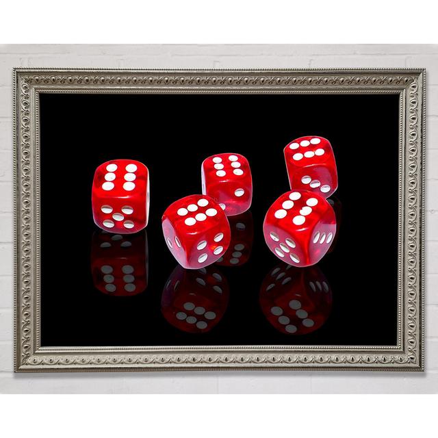 All Sixes Dice - Print Ebern Designs Size: 21cm H x 29.7cm W x 3cm D on Productcaster.