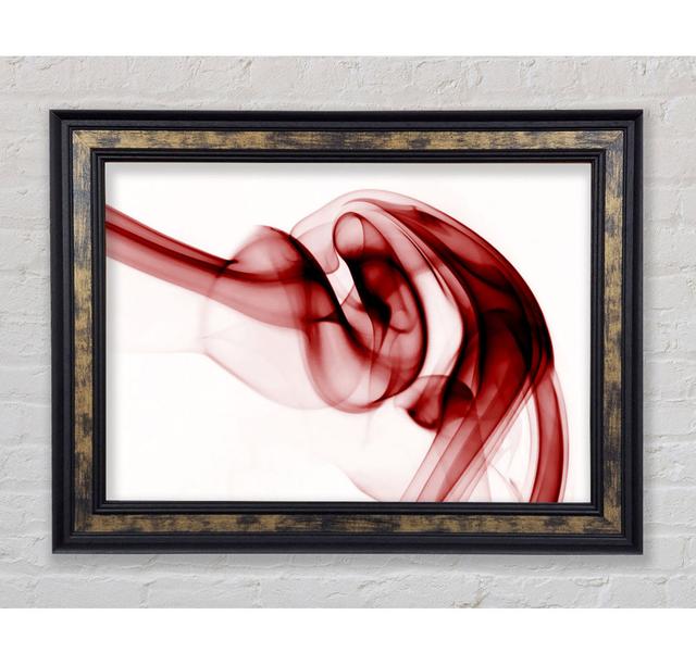 Red Twisted Silk - Single Picture Frame Art Prints Bright Star Size: 21cm H x 42cm W x 8cm D on Productcaster.