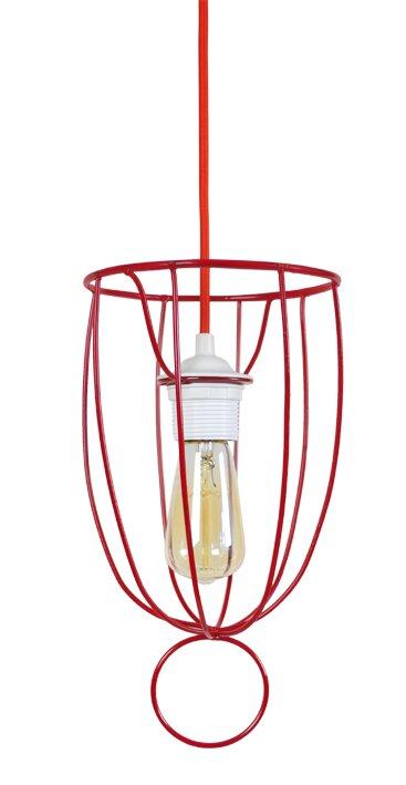 Zev 1 - Light Unique/Statement Pendant Latitude Run Shade Colour: Red, Finish: Red on Productcaster.