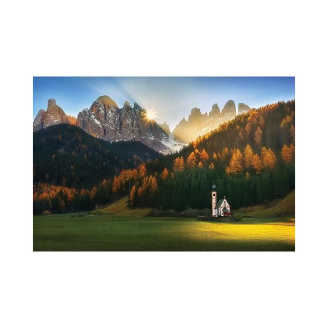 Santa Maddalena... by Krzysztof Browko - Wrapped Canvas Gallery-Wrapped Canvas Giclée Alpen Home Size: 30.48cm H x 45.72cm W x 1.905cm D on Productcaster.