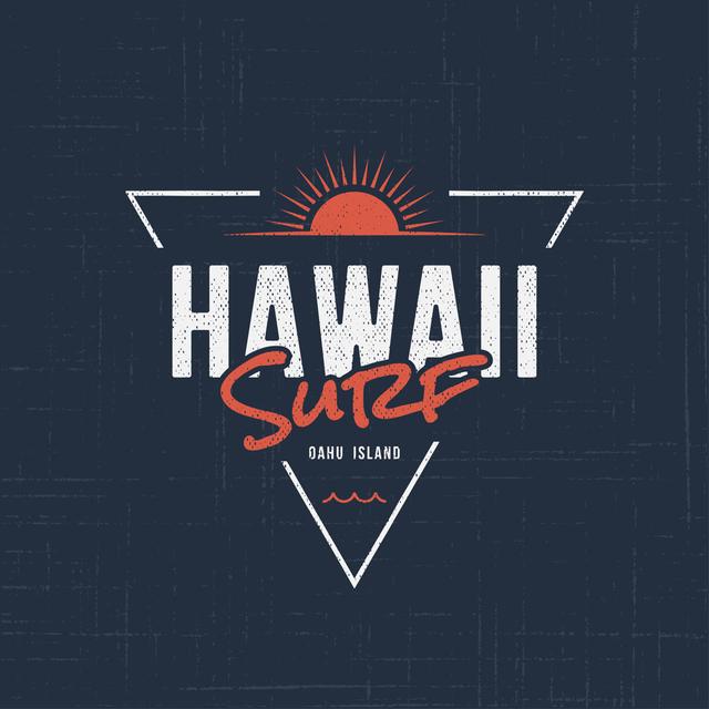 Hawaii Surf Symbol Maturi Size: 122cm H x 122cm W x 3.8cm D on Productcaster.