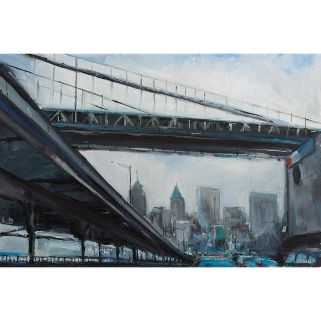 To the City by Curt Crain - Wrapped Canvas Painting Rosalind Wheeler Size: 30cm H x 46cm W on Productcaster.