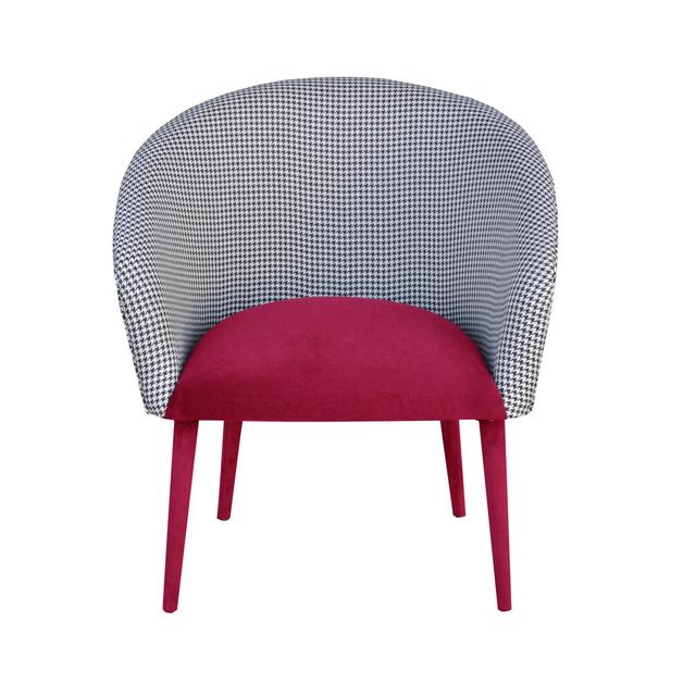 Plum Upholstered Made to Order Barrel Chair Happy Barok Upholstery Colour: Pink on Productcaster.