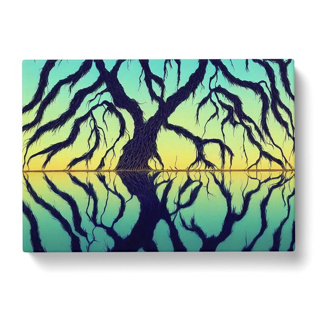 Tree Branches - Wrapped Canvas Graphic Art ClassicLiving Size: 40cm H x 60cm W x 3cm D on Productcaster.