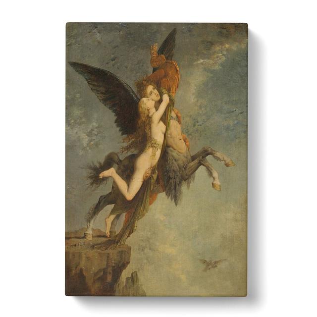 The Chimera by Gustave Moreau - Wrapped Canvas Painting East Urban Home Size: 50cm H x 35cm W x 3cm D on Productcaster.