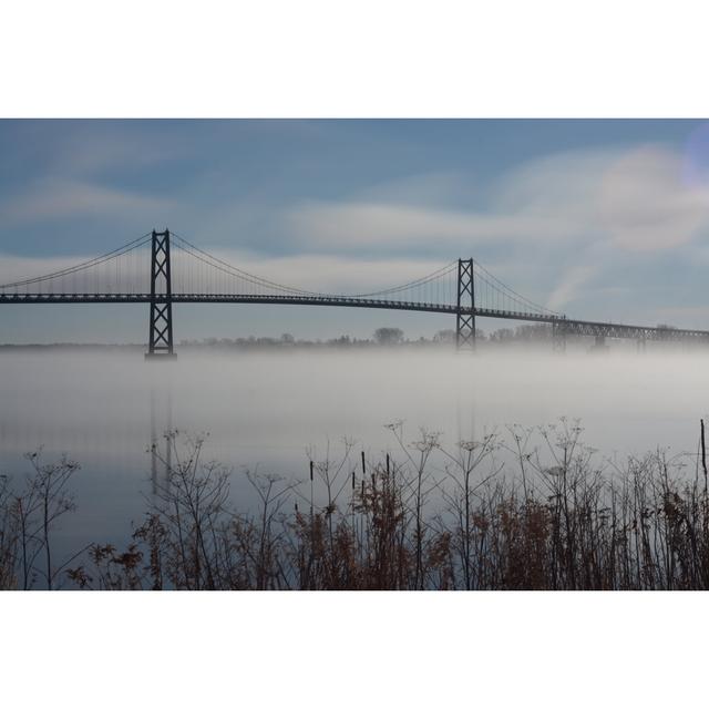 Ogdensburg-Prescott International Bridge by Trevor Meunier - Wrapped Canvas Photograph 17 Stories Size: 20cm H x 30cm W on Productcaster.