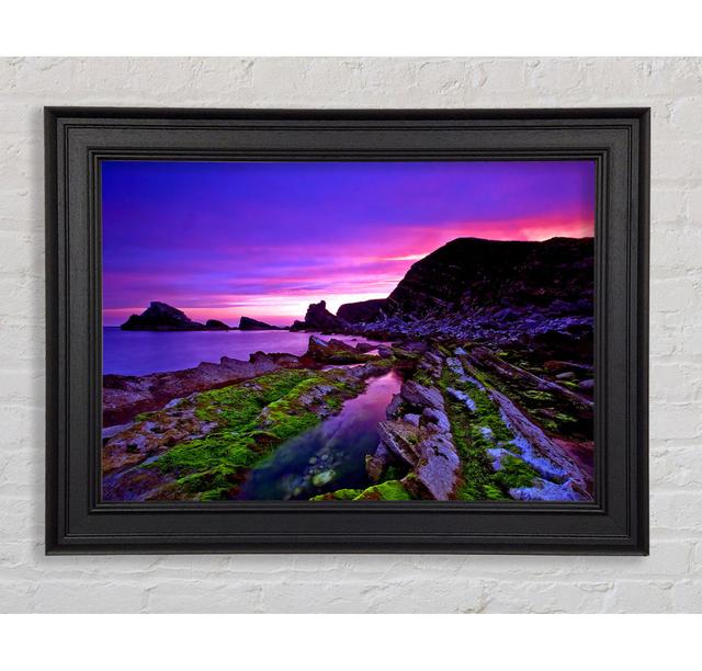 Mupe Bay England Framed Print House of Hampton Size: 29.7cm H x 42cm W x 8cm D on Productcaster.