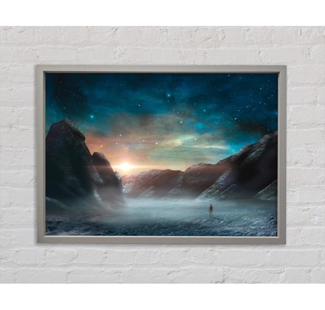 Das bewölkte Universum - Einzelbildrahmen Kunstdrucke auf Leinwand Bright Star Größe: 59,7 cm H x 84,1 cm B on Productcaster.