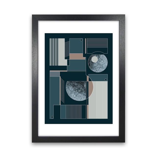 Geometric III - Print 17 Stories Frame Option: Black Framed, Size: 84.01cm H x 59.4cm W x 3cm D on Productcaster.