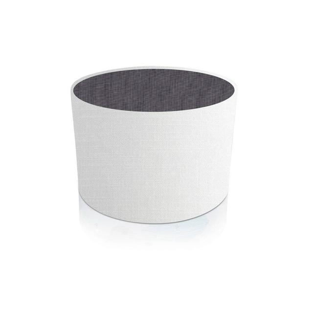 Cotton Drum Pendant Shade ( Screw On ) 17 Stories Colour: Grey, Size: 7cm H x 10cm W x 10cm D on Productcaster.