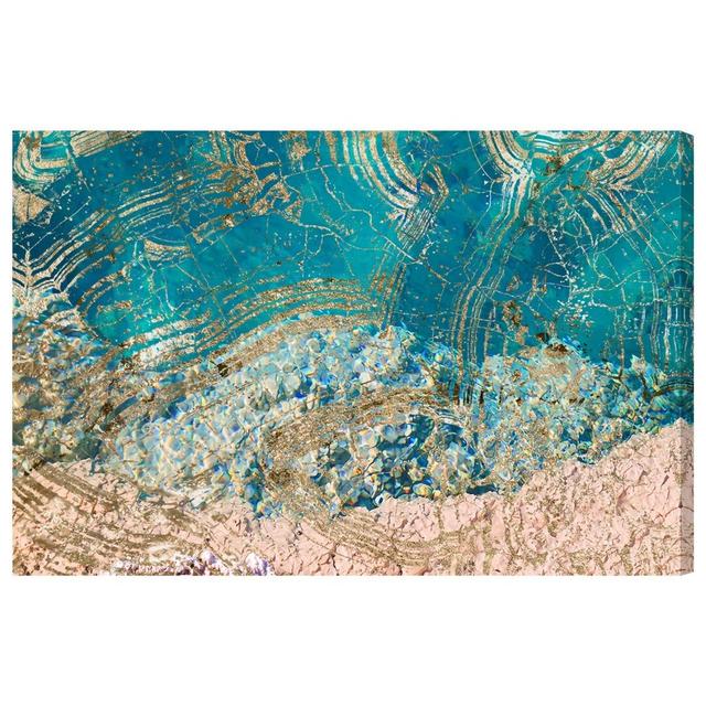 Translucent Waters - Wrapped Canvas Print East Urban Home Size: 76 cm H x 114 cm W x 4 cm D on Productcaster.