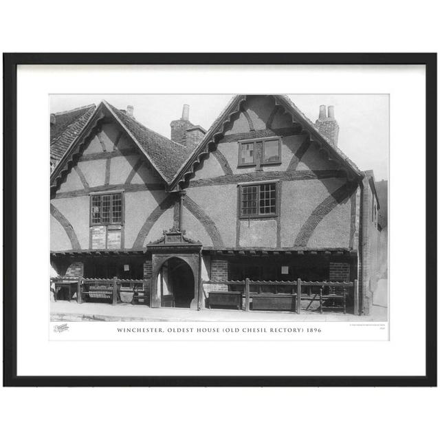 'Winchester, Oldest House (Old Chesil Rectory) 1896' by Francis Frith - Picture Frame Photograph Print on Paper The Francis Frith Collection Size: 40c on Productcaster.