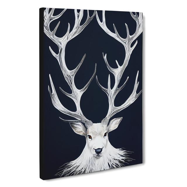 Majestic Stag Alpen Home Size: 50cm H x 35cm W x 3cm D on Productcaster.