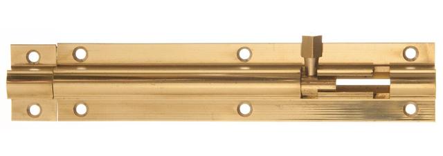 Kempner Straight Bolt 17 Stories Finish: Polished Brass on Productcaster.