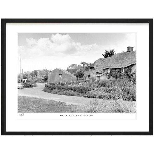 'Mells, Little Green C1955' - Picture Frame Photograph Print on Paper The Francis Frith Collection Size: 60cm H x 80cm W x 2.3cm D on Productcaster.