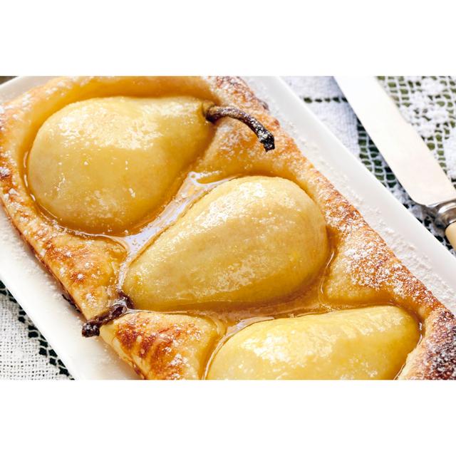 Baked Pear Tart Ebern Designs Size: 30cm H x 46cm W x 3.8cm D on Productcaster.